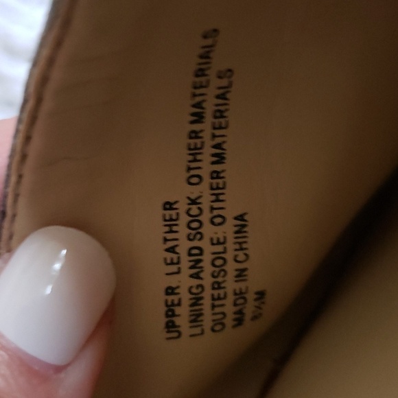 Banana Republic leather cream studded open side espadrille flat sandals … - Picture 7 of 9